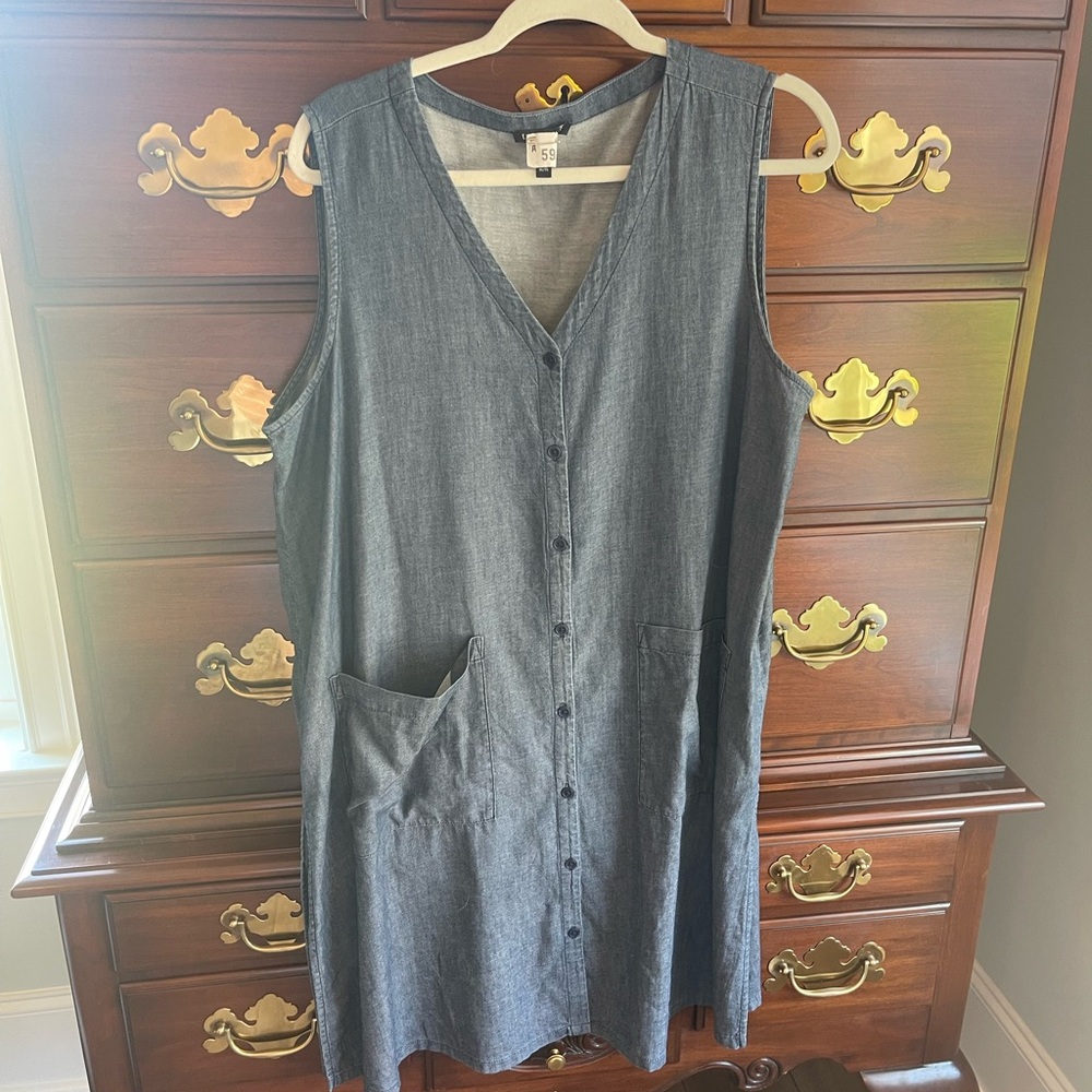 Eileen Fisher Blue Midi Dress